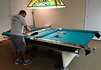 pool table reupholstering